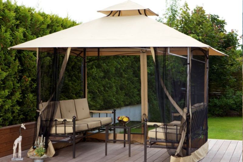 Пошив крыши для шатра 3,5x3,5 м Пошив крыши для шатра 3,5x3,5 м